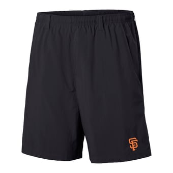 Men's Columbia  Black San Francisco Giants PFG Backcast III Water Shorts