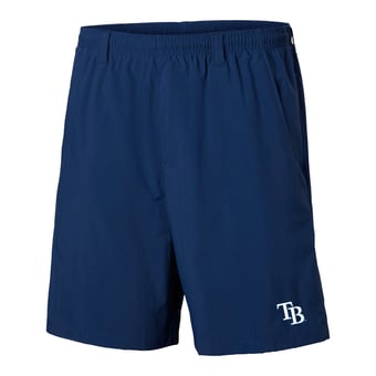 Men's Columbia  Navy Tampa Bay Rays PFG Backcast III Water Shorts