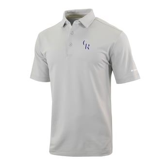 Men's Columbia  Gray Colorado Rockies Omni-Wick Even Lie Polo