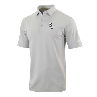 Men's Columbia  Gray Chicago White Sox Omni-Wick Even Lie Polo