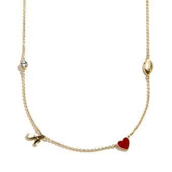 BaubleBar Alabama Crimson Tide Delicate Spaced Charm Necklace