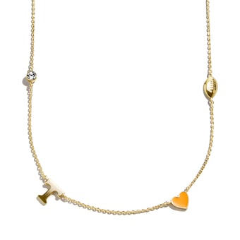 BaubleBar Tennessee Volunteers Delicate Spaced Charm Necklace