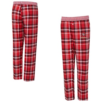 Women's Concepts Sport  Scarlet San Francisco 49ers Laney Plaid Tri-Blend Pants