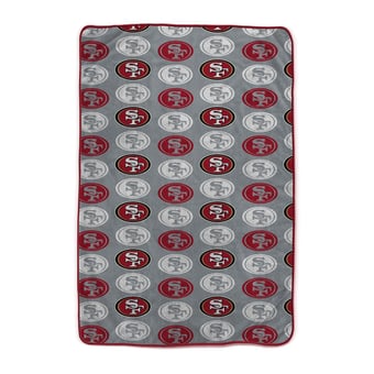 Pegasus San Francisco 49ers 66" x 95" Oversized Logo Roll Ultra Cozy Blanket