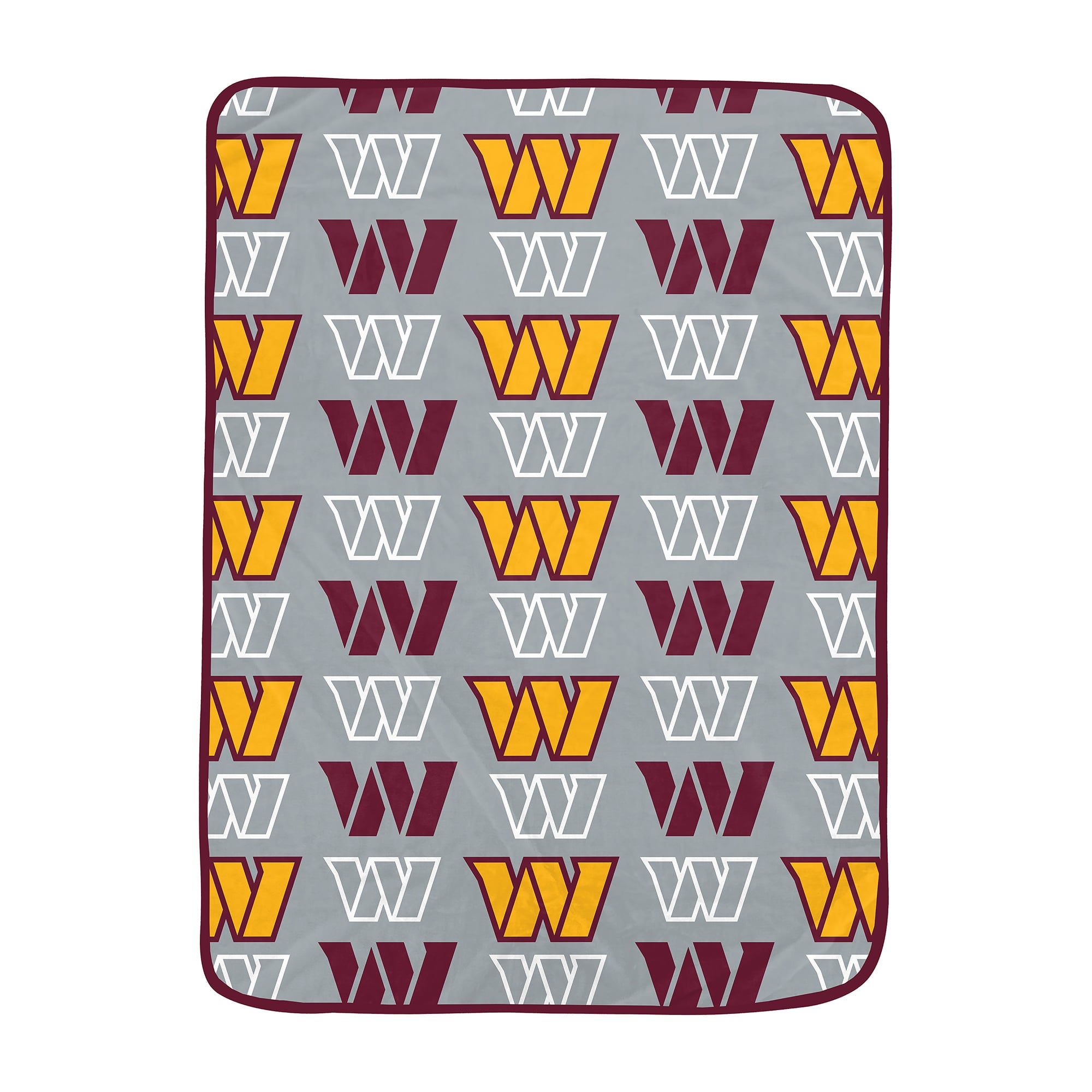 Pegasus Washington Commanders 66" x 95" Oversized Logo Roll Ultra Cozy Blanket