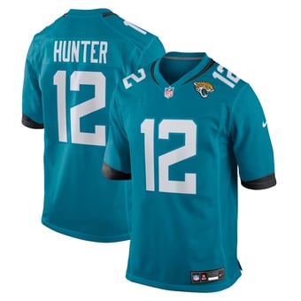 Jacksonville Jaguars Nike Home Game Jersey - Teal - Travis Hunter - Mens