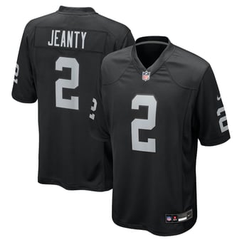 Las Vegas Raiders Nike Home Game Jersey - Black - Ashton Jeanty - Mens