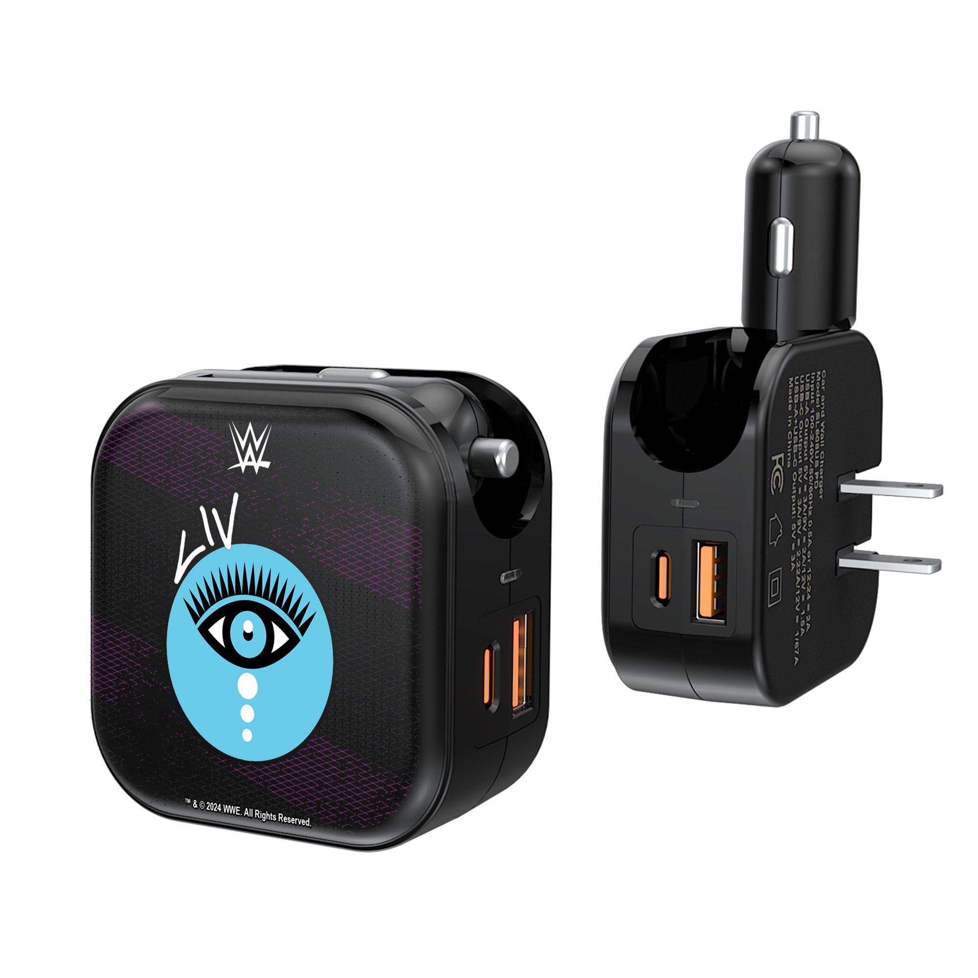 Keyscaper Liv Morgan Superstar 2-in-1 USB A/C Charger