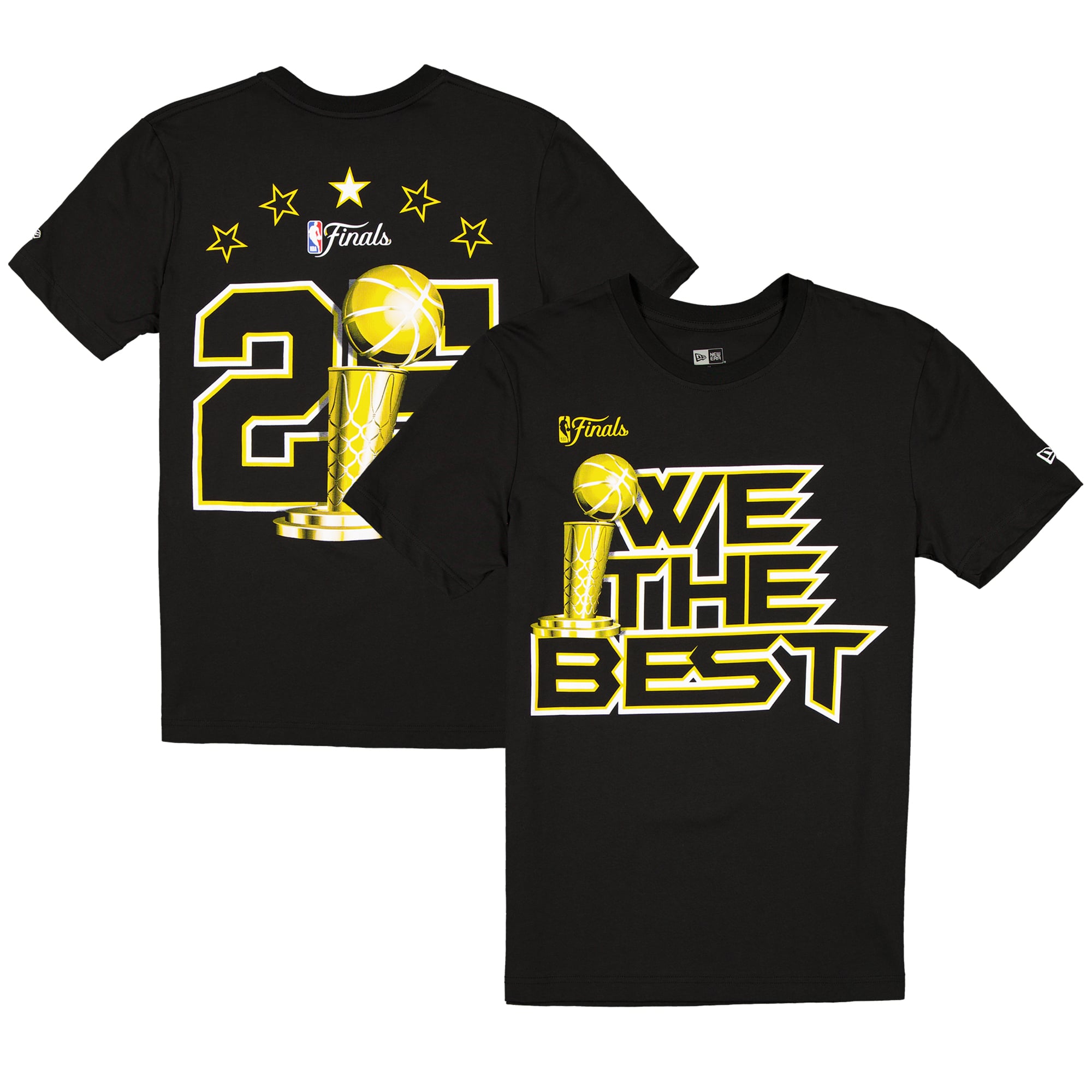 Men's New Era x DJ Khaled Black 2025 NBA Finals We The Best Oversized T-Shirt