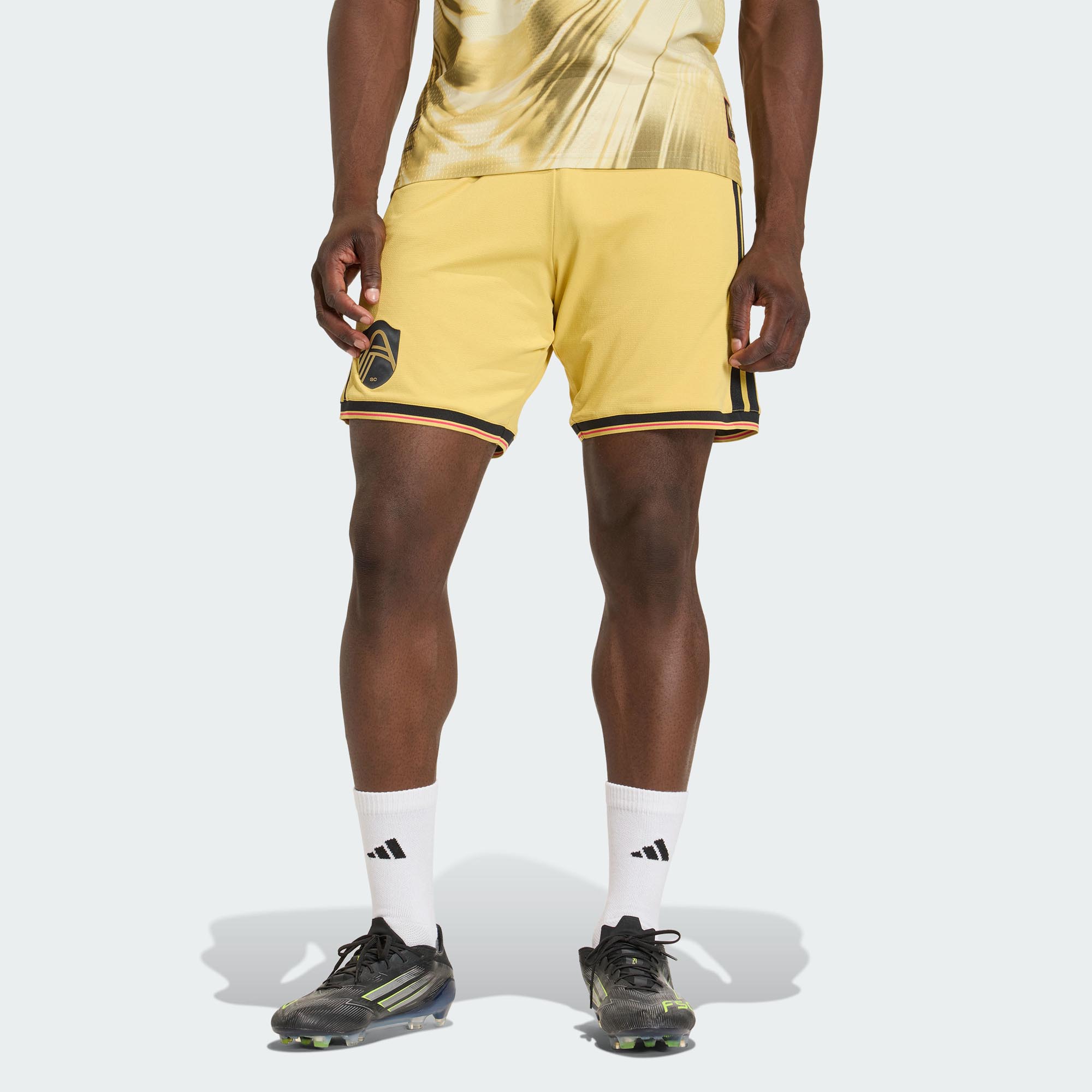 Men's adidas Yellow St. Louis CITY SC 2026 On-Field Authentic Shorts