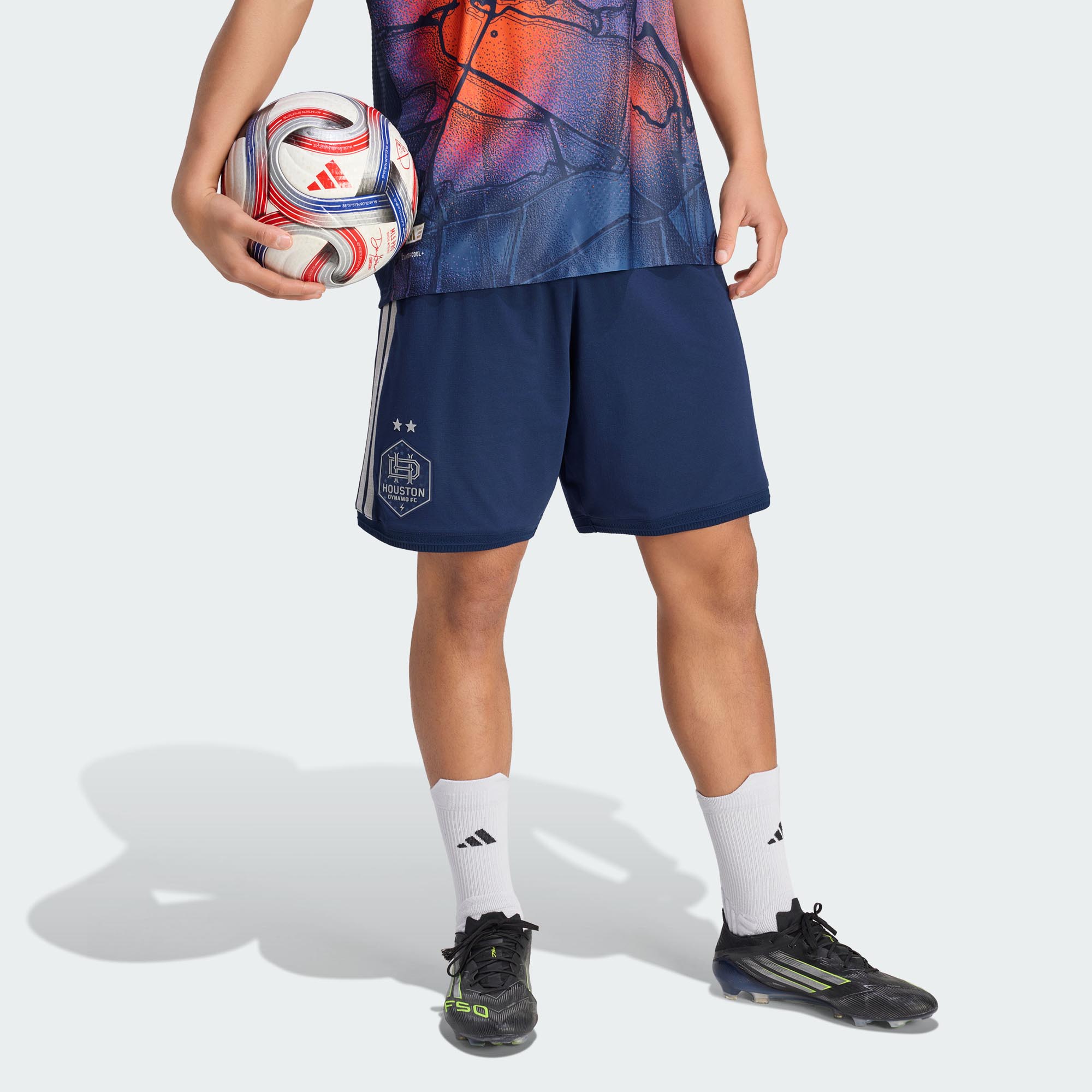 Men's adidas Blue Houston Dynamo FC 2026 On-Field Authentic Shorts