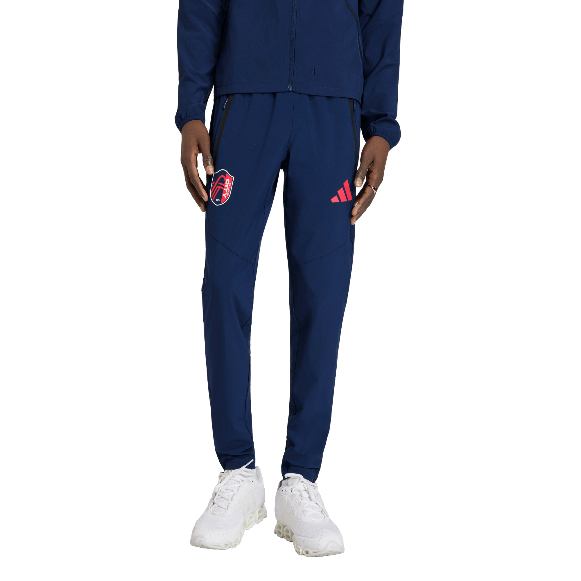 Men's adidas Navy St. Louis CITY SC Tiro Travel Pants