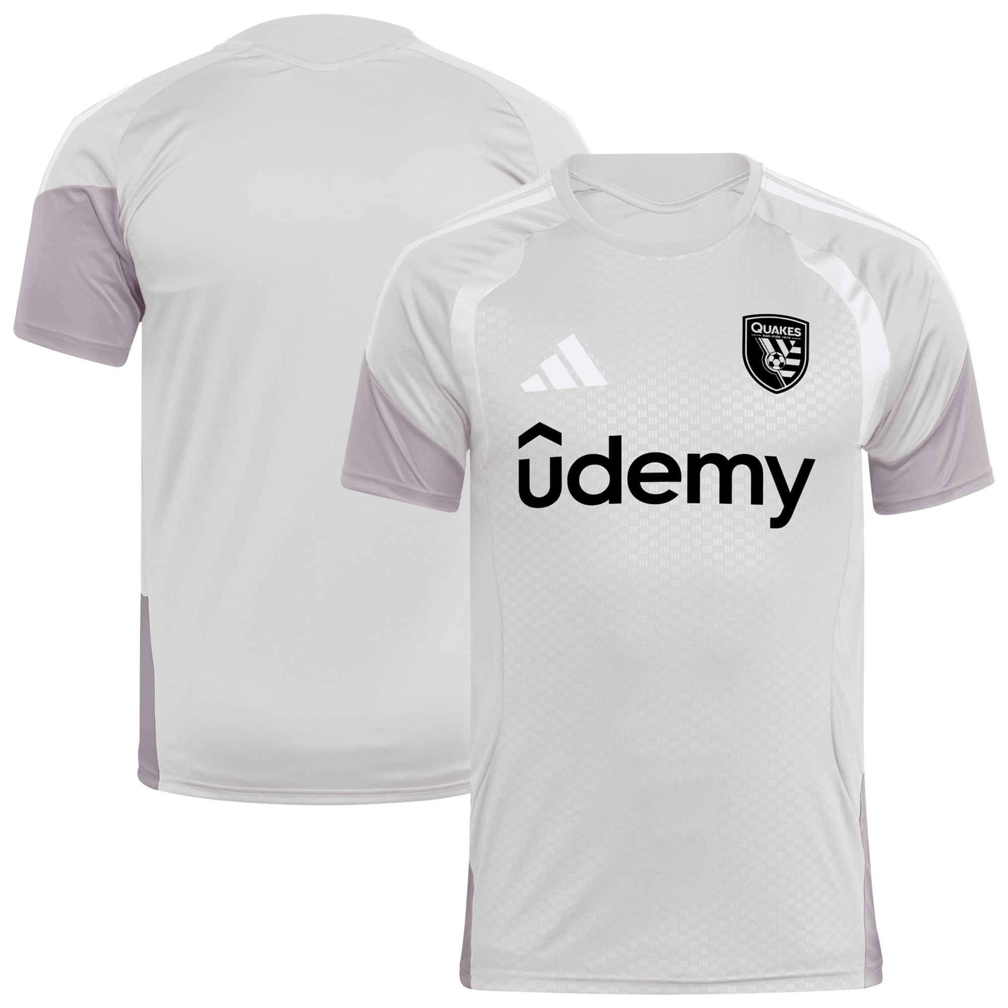 Men's Silver San Jose Earthquakes 2026 Competition Training Jersey