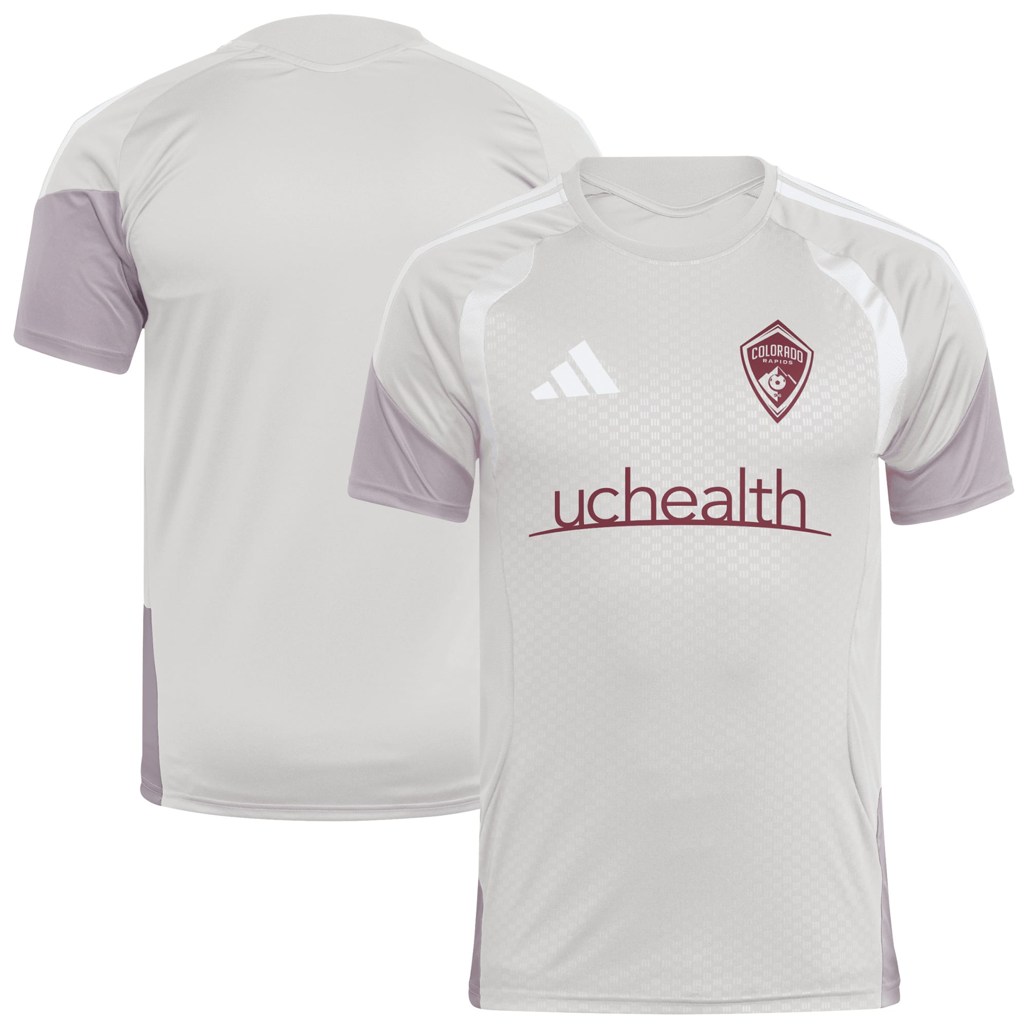 Men's Silver Colorado Rapids 2026 Competition Training Jersey