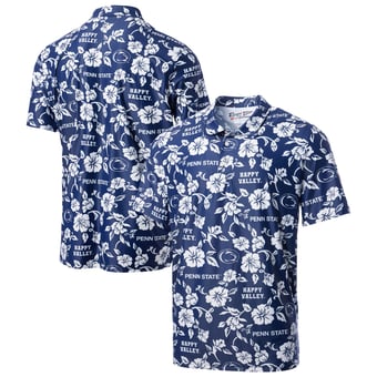 Men's Reyn Spooner  Navy Penn State Nittany Lions Pua Performance Polo