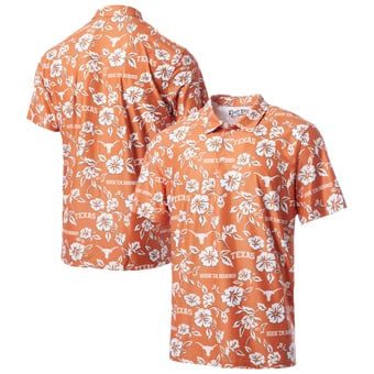 Men's Reyn Spooner  Burnt Orange Texas Longhorns Pua Performance Polo