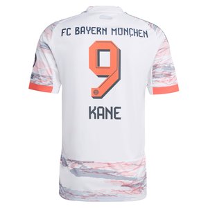 Maillot Extérieur FC Bayern adidas 2025-26 avec flocage Kane 9, vue 4