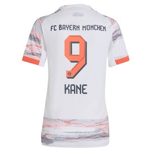 Maillot Extérieur FC Bayern adidas 2025-26 - Femme avec flocage Kane 9, vue 4