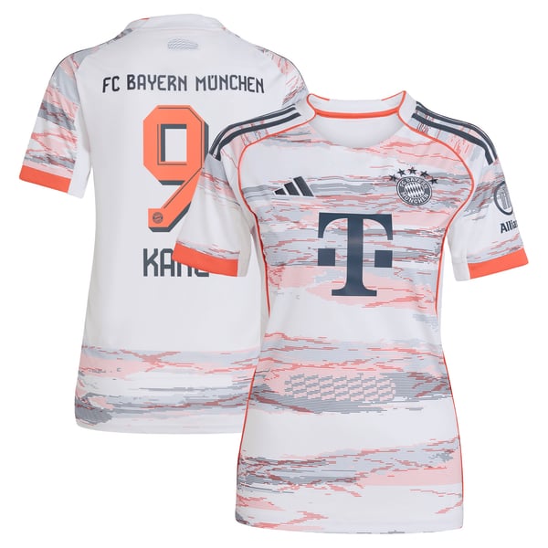 Maillot Extérieur FC Bayern adidas 2025-26 - Femme avec flocage Kane 9
