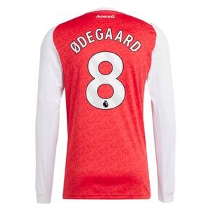 Maillot Domicile manches longues Arsenal adidas 2025-26  avec flocage Ødegaard 8, vue 4
