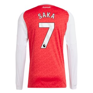 Maillot Domicile manches longues Arsenal adidas 2025-26  avec flocage Saka 7, vue 4