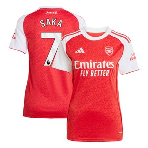 Maillot Domicile Arsenal adidas 2025-26 - Femme avec flocage Saka 7, vue 1
