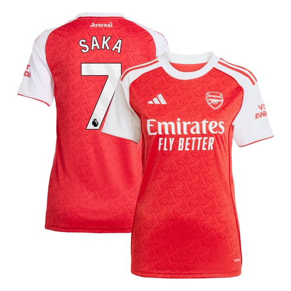 Maillot Domicile Arsenal adidas 2025-26 - Femme avec flocage Saka 7