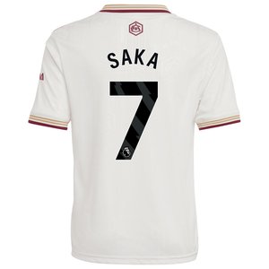 Maillot Third Arsenal adidas 2025-26 - Enfant avec flocage Saka 7, vue 4