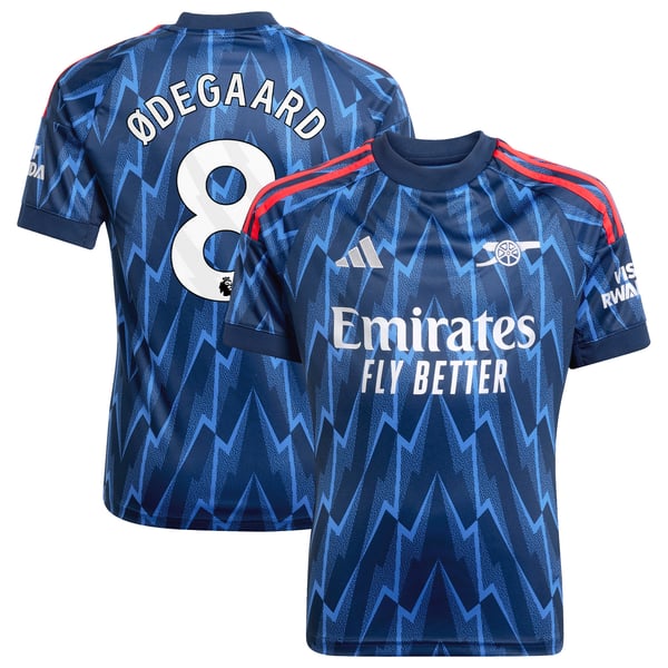 Maillot Extérieur Arsenal adidas 2025-26 - Enfant avec flocage Ødegaard 8