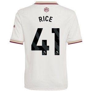 Maillot Third Arsenal adidas 2025-26 - Enfant avec flocage Rice 41, vue 4
