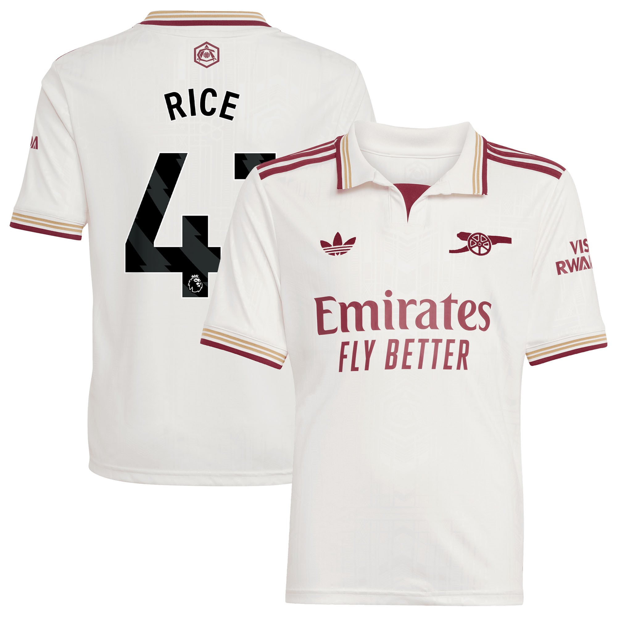 Maillot Third Arsenal adidas 2025-26 - Enfant avec flocage Rice 41