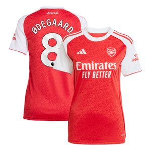 Maillot Domicile Arsenal adidas 2025-26 - Femme avec flocage Ødegaard 8, vue 1