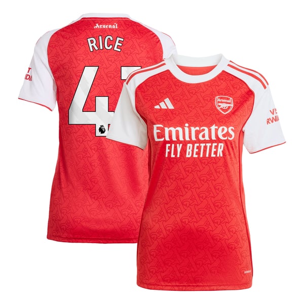 Maillot Domicile Arsenal adidas 2025-26 - Femme avec flocage Rice 41