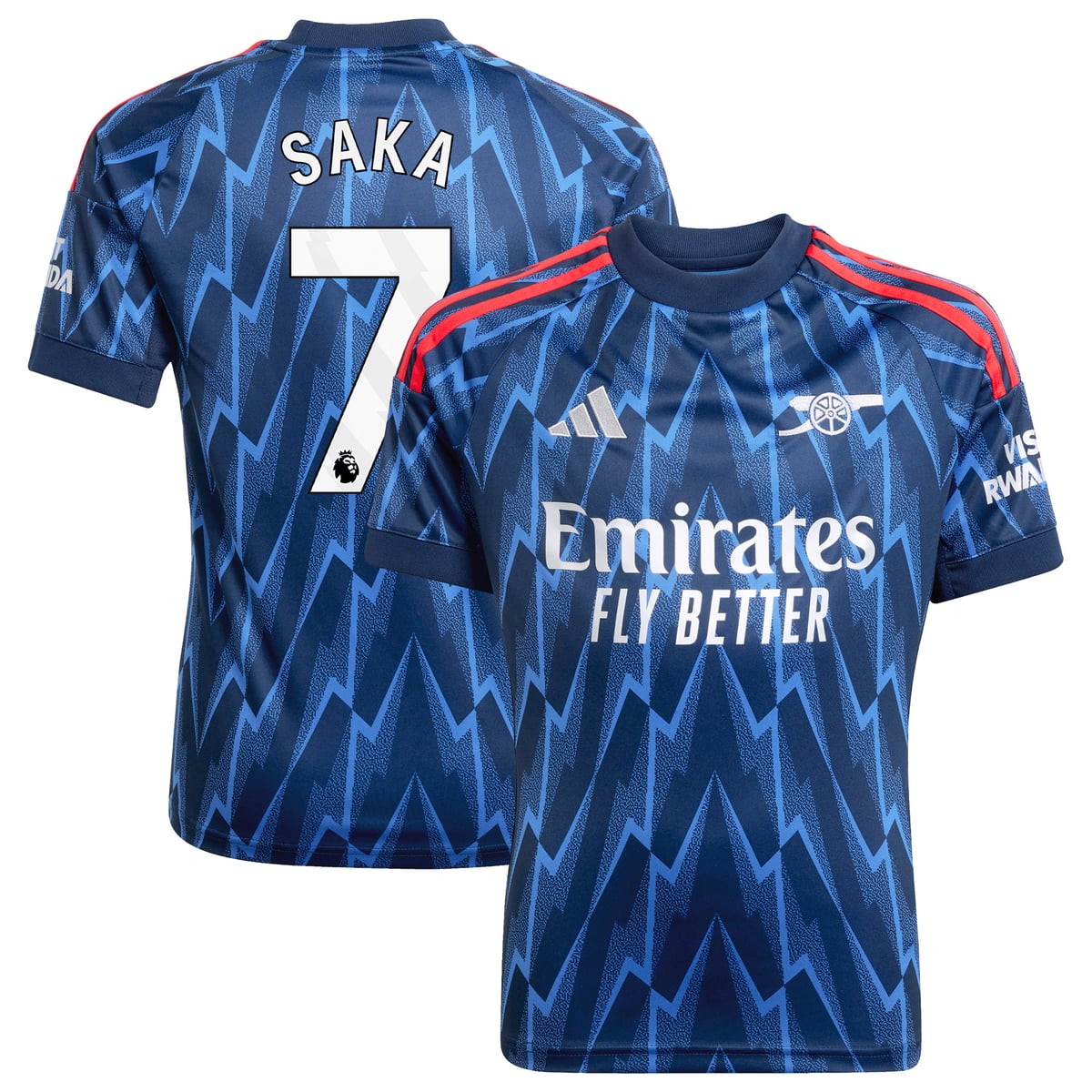 Maillot Extérieur Arsenal adidas 2025-26 - Enfant avec flocage Saka 7