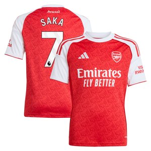 Maillot Domicile Arsenal adidas 2025-26 - Enfant avec flocage Saka 7, vue 2