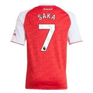 Maillot Domicile Arsenal adidas 2025-26 - Enfant avec flocage Saka 7, vue 4