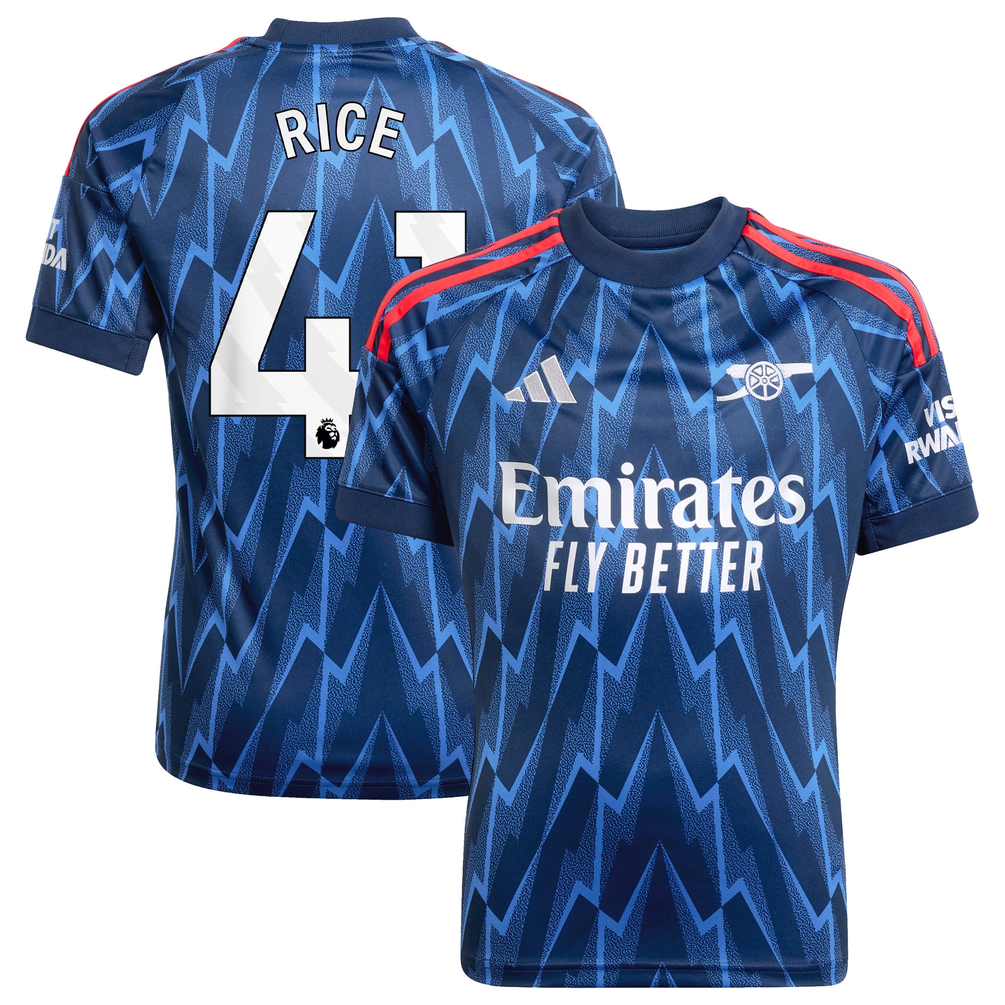 Maillot Extérieur Arsenal adidas 2025-26 - Enfant avec flocage Rice 41