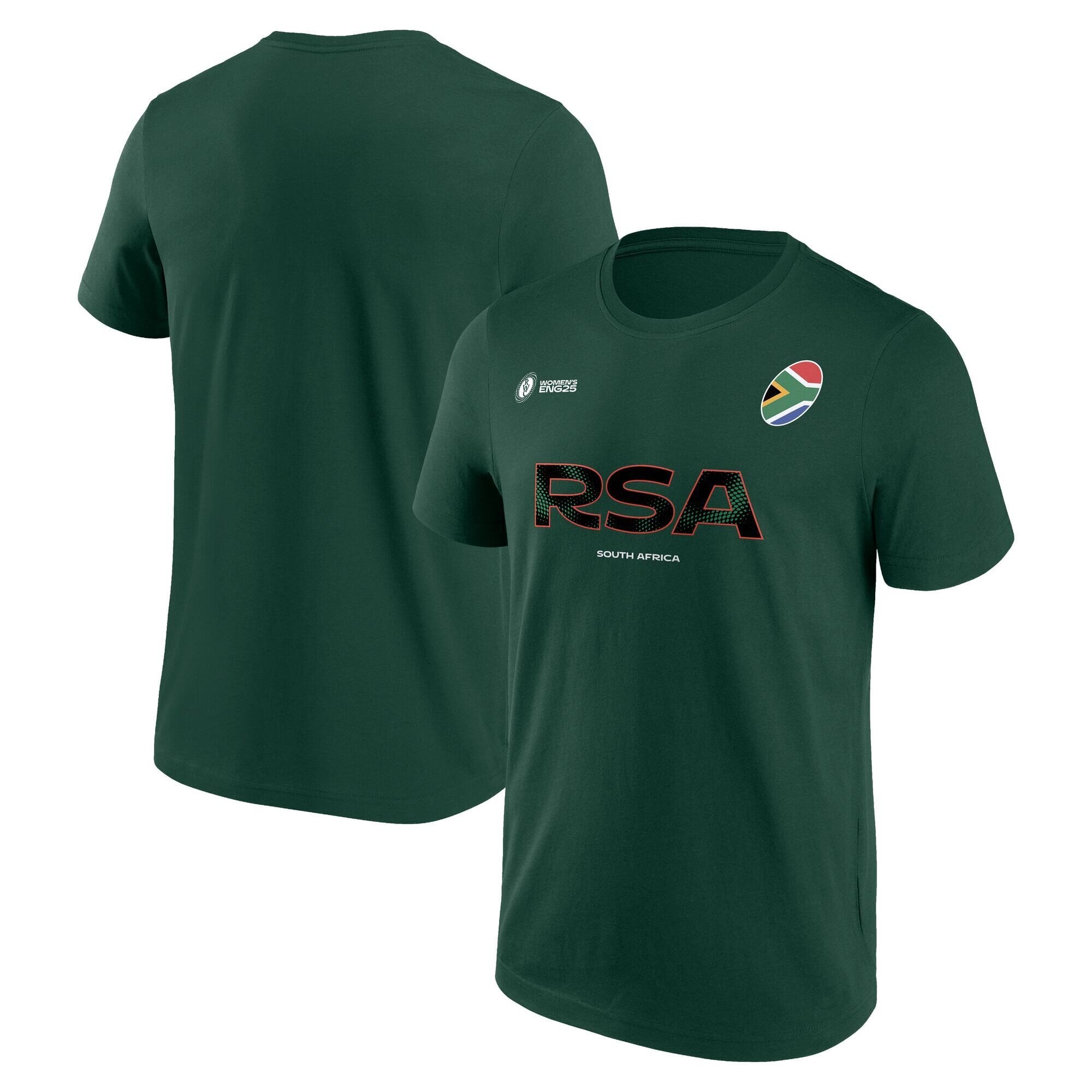 Maglietta grafica da tifosa per la Coppa del Mondo di rugby femminile 2025 - Sudafrica
