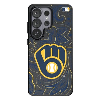 Keyscaper Milwaukee Brewers Paisley Galaxy Magnetic Bump Case