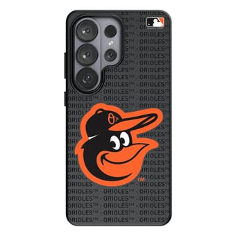 Keyscaper Baltimore Orioles Text Backdrop Galaxy Magnetic Bump Case