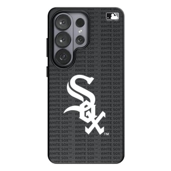 Keyscaper Chicago White Sox Text Backdrop Galaxy Magnetic Bump Case