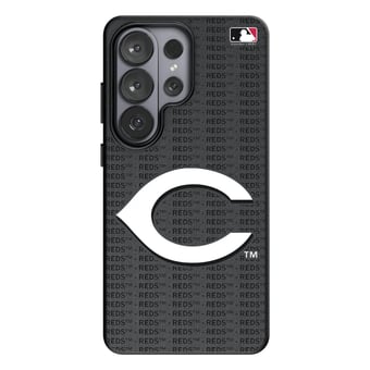Keyscaper Cincinnati Reds Text Backdrop Galaxy Magnetic Bump Case