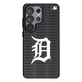 Keyscaper Detroit Tigers Text Backdrop Galaxy Magnetic Bump Case