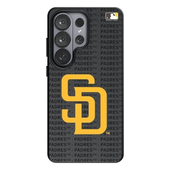 Keyscaper San Diego Padres Text Backdrop Galaxy Magnetic Bump Case