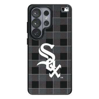 Keyscaper Chicago White Sox Plaid Galaxy Magnetic Bump Case