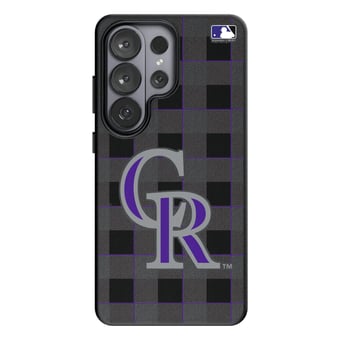 Keyscaper Colorado Rockies Plaid Galaxy Magnetic Bump Case