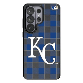 Keyscaper Kansas City Royals Plaid Galaxy Magnetic Bump Case