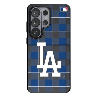 Keyscaper Los Angeles Dodgers Plaid Galaxy Magnetic Bump Case