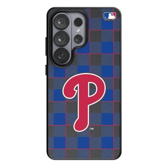 Keyscaper Philadelphia Phillies Plaid Galaxy Magnetic Bump Case