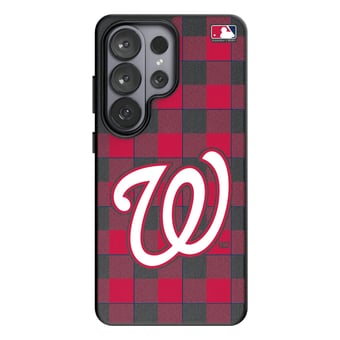 Keyscaper Washington Nationals Plaid Galaxy Magnetic Bump Case